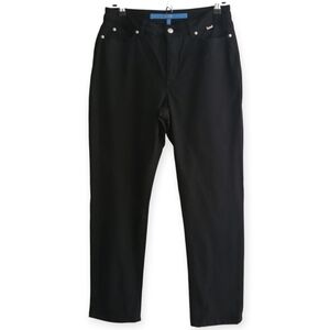 Escada Sport Kate Black High Rise Straight Pants Size 38 (8 US)